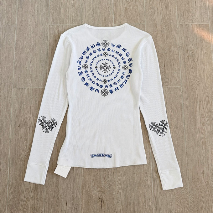 chrome hearts waffle knit longsleeve t-shirt